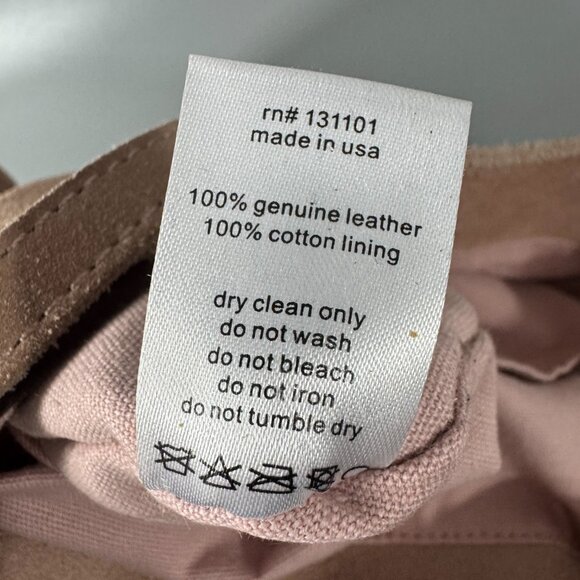 M.I.L.A. JACKIE Suede Crossbody Bag in Taupe - Picture 13 of 15